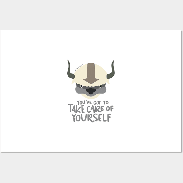 "You've got to take care of yourself" Avatar the Last Airbender Quote Wall Art by jacqstoned